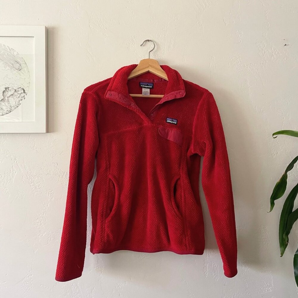 PATAGONIA Re-Tool Snap-T Fleece Pullover Scarlett Red | Size S